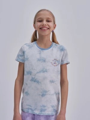 Zdjęcie produktu Koszulka dziewczęca tie-dye niebieska Lotka 400 BIG STAR