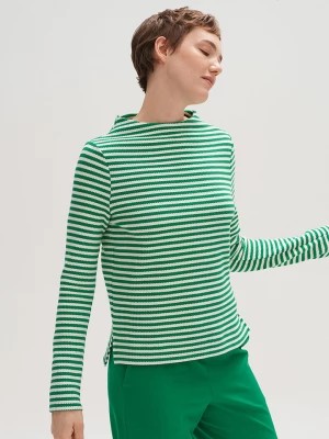Zdjęcie produktu OPUS Koszulka "Gemusa" w kolorze zielono-białym rozmiar: 40