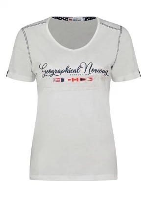 Zdjęcie produktu Geographical Norway Koszulka "Jeanne" w kolorze białym rozmiar: L