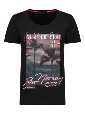 Zdjęcie produktu Geographical Norway Koszulka "Jorgina" w kolorze czarnym rozmiar: XXL