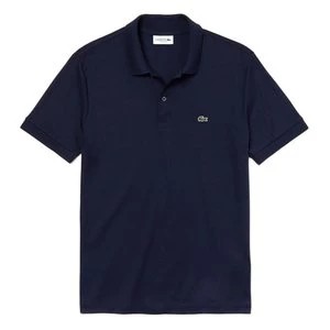 Zdjęcie produktu Koszulka Lacoste Cotton Shirt Regular Fit DH2050-166 - granatowa