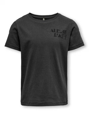 Zdjęcie produktu KIDS ONLY Koszulka "Mille" w kolorze czarnym rozmiar: 110/116
