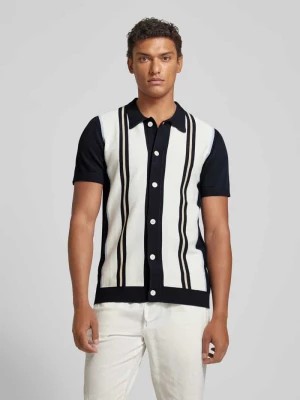 Zdjęcie produktu Koszulka polo o kroju regular fit z wzorem w paski model ‘MATTIS’ Selected Homme