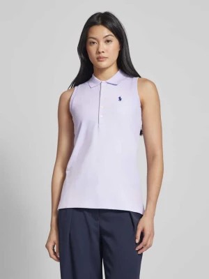 Zdjęcie produktu Koszulka polo o kroju slim fit bez rękawów model ‘JULIE’ Polo Ralph Lauren