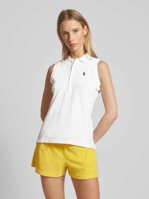 Zdjęcie produktu Koszulka polo o kroju slim fit bez rękawów model ‘JULIE’ Polo Ralph Lauren