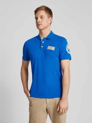 Zdjęcie produktu Koszulka polo o kroju slim fit z naszywką z logo model ‘E-AMUNDSEN’ Napapijri