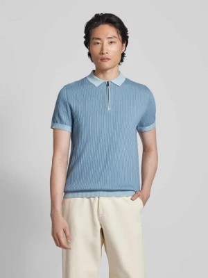 Zdjęcie produktu Koszulka polo o kroju slim fit z zamkiem błyskawicznym model ‘Simeono’ JOOP! Collection