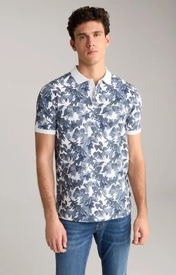Zdjęcie produktu Koszulka polo Perez w kolorze niebieskim/białym ze wzorem Joop