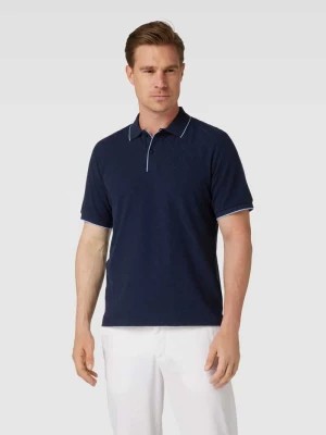 Zdjęcie produktu Koszulka polo z fakturowanym wzorem model ‘CLIFFORD’ Jack & Jones Premium
