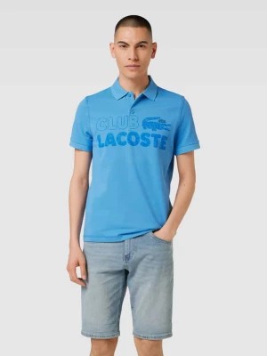 Zdjęcie produktu Koszulka polo z nadrukiem z logo Lacoste