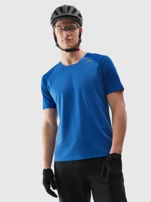 Zdjęcie produktu Koszulka rowerowa szybkoschnąca męska - kobaltowa 4F
