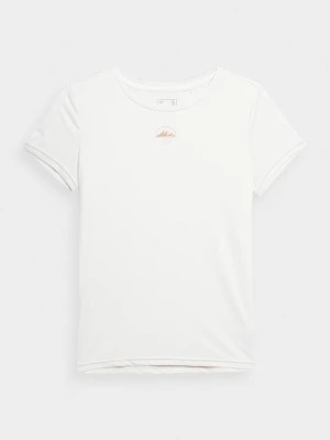 Zdjęcie produktu 4F Koszulka sportowa w kolorze kremowym rozmiar: M