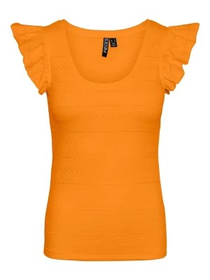 Zdjęcie produktu Pieces Koszulka w kolorze pomarańczowym rozmiar: L