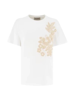 Zdjęcie produktu Koszulka z haftem kwiatowym Ermanno Scervino