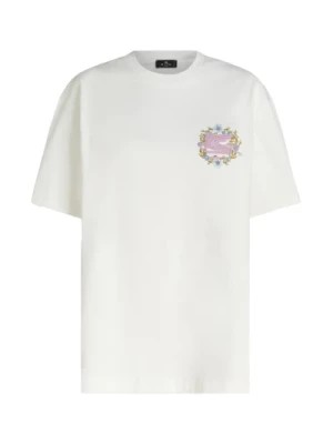 Zdjęcie produktu Koszulka z haftem kwiatowym Pegasus Etro