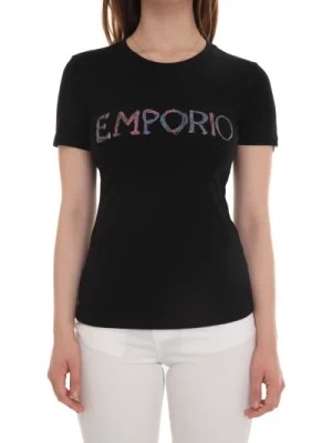 Zdjęcie produktu Koszulka z kontrastowym logo, Slim Fit Emporio Armani