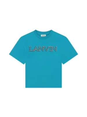 Zdjęcie produktu Koszulka z krótkim rękawem z haftowanym logo Lanvin