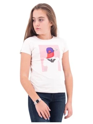 Zdjęcie produktu Koszulka z Krótkim Rękawem z Nadrukiem Logo Selfie Armani