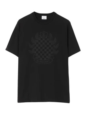 Zdjęcie produktu Koszulka z Krzyżem w Kratę z Bawełny Burberry