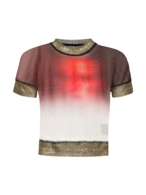 Zdjęcie produktu Koszulka z siateczki w wielu kolorach z nadrukiem twarzy Ottolinger