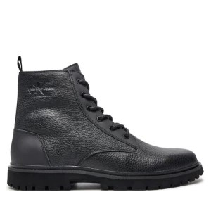 Zdjęcie produktu Kozaki Calvin Klein Eva Mid Laceup Boot Lth YM0YM00751 Czarny