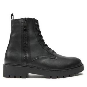 Zdjęcie produktu Kozaki Calvin Klein Jeans Combat Mid Laceup Boot W Zip YM0YM00262 Czarny