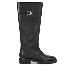 Zdjęcie produktu Kozaki Calvin Klein Rubber Sole Knee Boot W/Hw HW0HW01689 Czarny