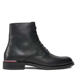 Zdjęcie produktu Kozaki Tommy Hilfiger Core Rwb Hilfiger Lth Lce Boot FM0FM05030 Czarny