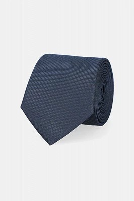 Zdjęcie produktu Krawat Granatowy w Kratkę Lancerto