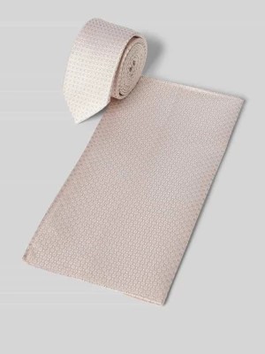 Zdjęcie produktu Krawat i poszetka z jedwabiu w zestawie Monti