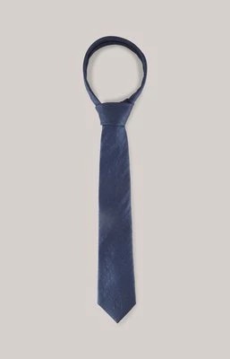 Zdjęcie produktu Krawat jedwabny w kolorze ciemnoniebieskim Joop