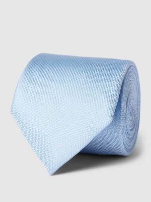 Zdjęcie produktu Krawat jedwabny z fakturowanym wzorem Boss