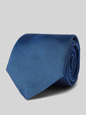 Zdjęcie produktu Krawat jedwabny z fakturowanym wzorem Boss