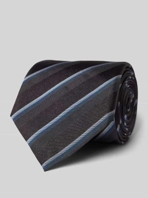 Zdjęcie produktu Krawat jedwabny ze szlufką Boss