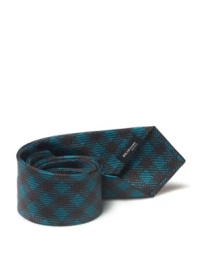 Zdjęcie produktu Krawat z jedwabiu w stylu diamentowym Kiton