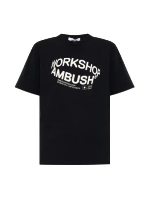 Zdjęcie produktu Kremowy T-shirt z nadrukiem Ambush