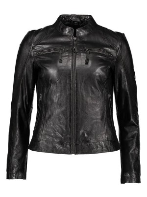 Zdjęcie produktu KRISS Skórzana kurtka w kolorze czarnym rozmiar: 36