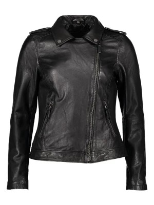 Zdjęcie produktu KRISS Skórzana kurtka w kolorze czarnym rozmiar: 38