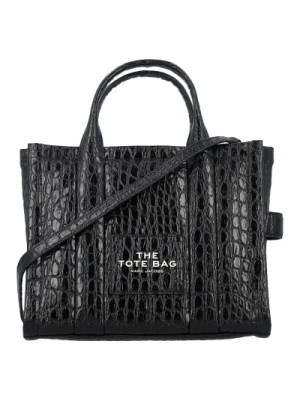 Zdjęcie produktu Krokodyloprägowana średnia torba na ramię Marc Jacobs