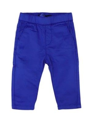 Zdjęcie produktu Królewski Niebieskie Elastyczne Spodnie Bawełniane Daniele Alessandrini