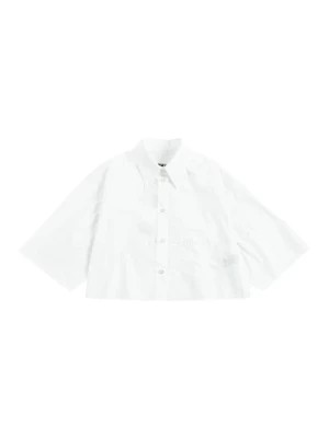 Zdjęcie produktu Krótki koszulka w białym kolorze MM6 Maison Margiela
