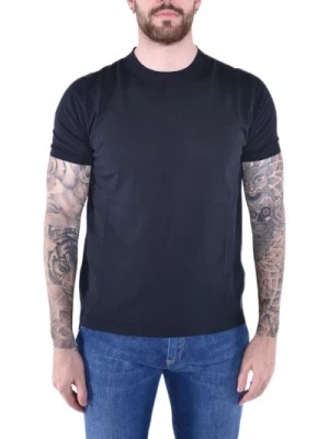 Zdjęcie produktu Krótki Rękaw Bawełniana Koszulka Czarna Kangra