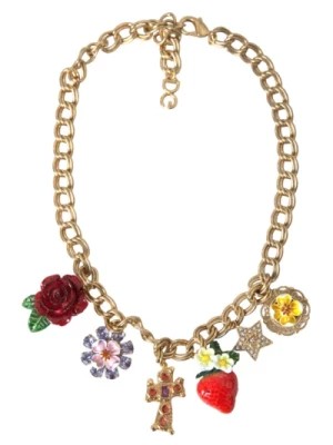 Zdjęcie produktu Kryształowy Krzyż Naszyjnik Dolce & Gabbana