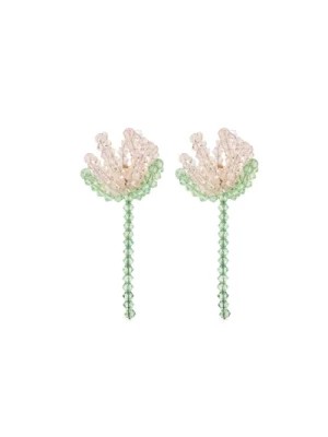 Zdjęcie produktu Kryształowy kwiatowy klaster kolczyk Simone Rocha