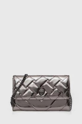 Zdjęcie produktu Kurt Geiger London kopertówka skórzana KENSINGTON CHAIN WALLET kolor srebrny 648364109