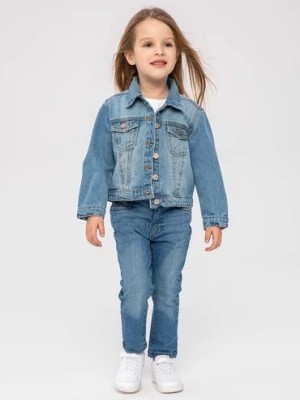 Zdjęcie produktu Kurtka jeansowa dla małej dziewczynki z kieszonkami Minoti