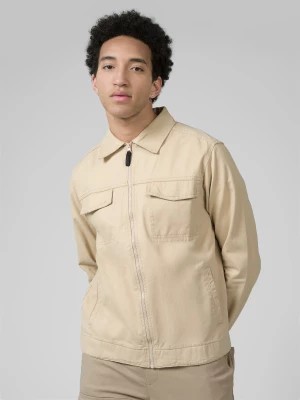 Zdjęcie produktu Kurtka koszulowa bawełniana męska Outhorn - beżowa