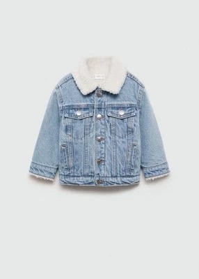 Zdjęcie produktu Kurtka denim z futrem MANGO BABY