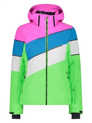 Zdjęcie produktu CMP Kurtka narciarska w kolorze zielonym ze wzorem rozmiar: 44