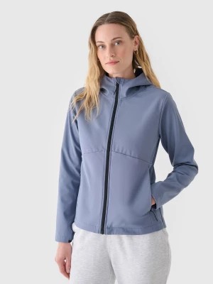 Zdjęcie produktu Kurtka softshell wiatroodporna membrana 5000 damska - granatowa 4F